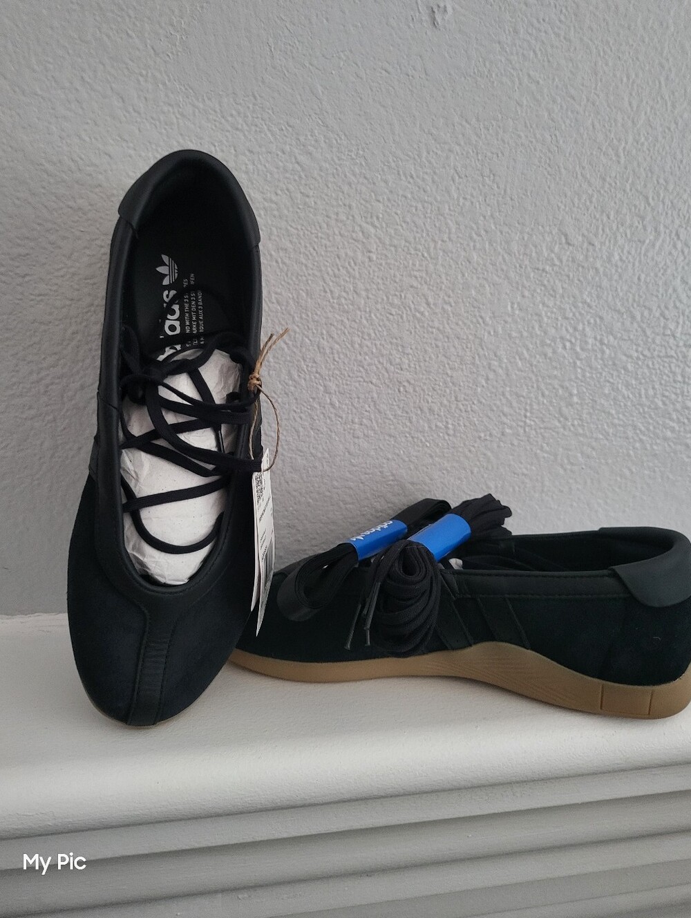 Adidas Women’s Taekwondo Ballet Mei Black Suede Sneakers